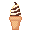 Choco Swirl Soft Service Ice cream by Twice The Pixels