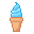 Ramune Soft Serve Ice cream by Twice The Pixels
