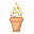 Vanilla and Sprinkles Soft Service Ice cream by Twice The Pixels