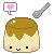 Flan Icon with spoon by ToxicOxygen