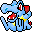 Totodile sprite by MewHeart