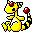 Ampharos sprite by MewHeart