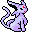 Espeon sprite by MewHeart