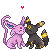 Espeon and Umbreon by CitricLily