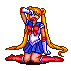 Crying Sailor Moon by Unknown