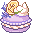 Lavender Vanilla Macaron by LejlArt